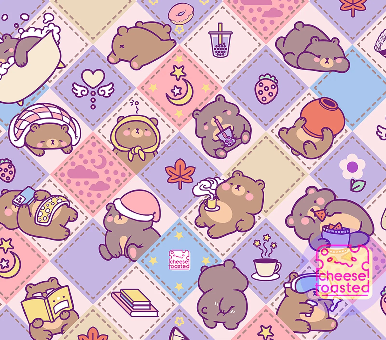 Lazy Bears Wearable Throw Blanket with Pockets
