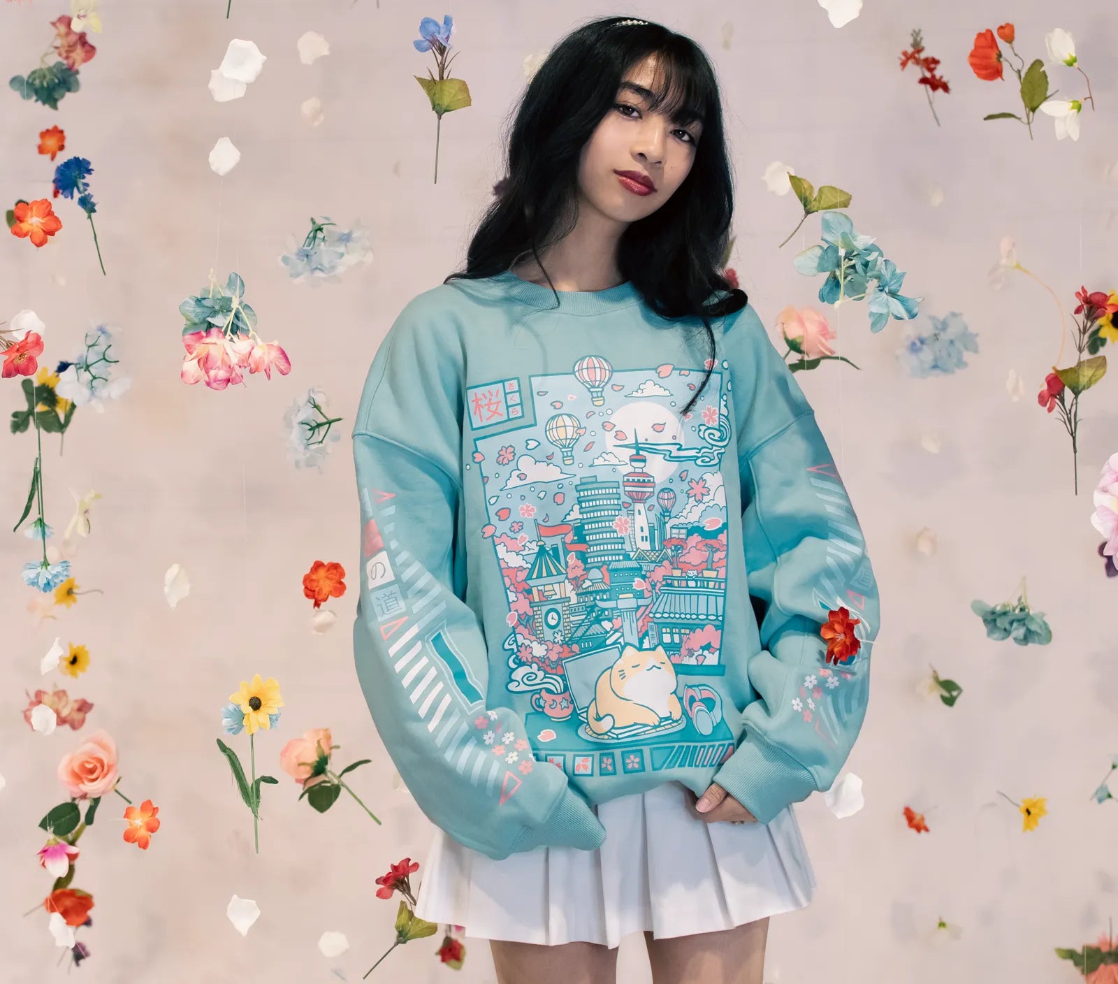 Laptop Cat Sweatshirt